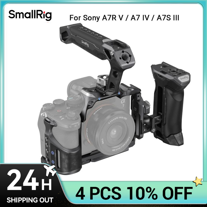 Kit gabbia avanzata SmallRig "Rinoceronte" per Sony Alpha 7R V / Alpha 7 IV / Alpha 7S III 3710