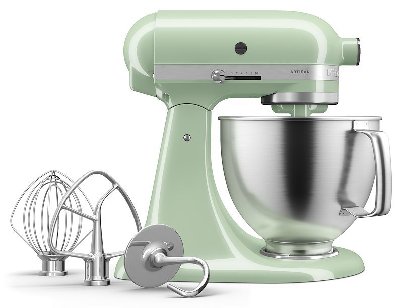 KITCHENAID 5KSM125EPT IMPASTATRICE PLANETARIA, 300 W, capacità ciotola 4,7 l, Pistacchio