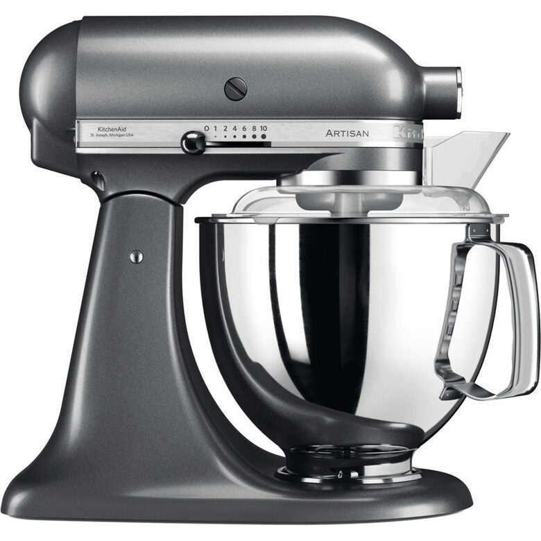 KITCHENAID 5KSM175PSEMS IMPASTATRICE PLANETARIA, 300 W, capacità ciotola 4,7 l, Argento medaglia