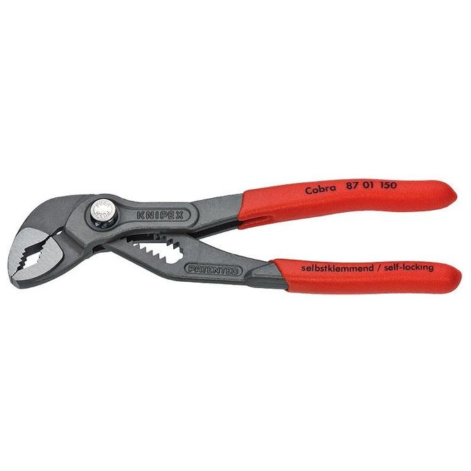 Knipex 00 31 20 V01 Cobra Pinza Regolabile per Tubi e Dadi Autoserrante con Regolazione Fine 11 Posizioni Manico Antiscivolo Finitura Bonderizzata Grigia colore Grigio Knipex 00 31 20 V01 Cobra Pinza Regolabile per Tubi e Dadi Autoserrante con Regolazione Fine 11 Posizioni Manico Antiscivolo Finitura Bonderizzata Grigia colore Grigio