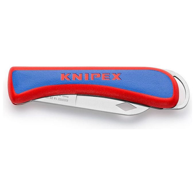 Knipex 16 20 50 SB Coltello a Serramanico per Elettricisti Lama 80 mm Acciaio Inossidabile Lunghezza 120 mm Knipex 16 20 50 SB Coltello a Serramanico per Elettricisti Lama 80 mm Acciaio Inossidabile Lunghezza 120 mm
