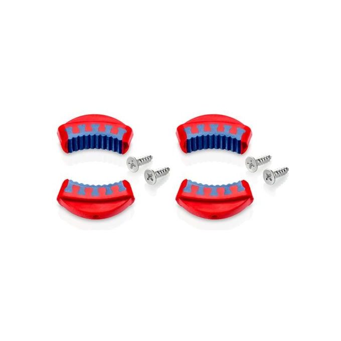 Knipex 81 19 250 V02 Ganasce di Ricambio in Plastica Bicomponente 2 paia compatibili 81 11 250 81 13 250 colore Blu Rosso Knipex 81 19 250 V02 Ganasce di Ricambio in Plastica Bicomponente 2 paia compatibili 81 11 250 81 13 250 colore Blu Rosso
