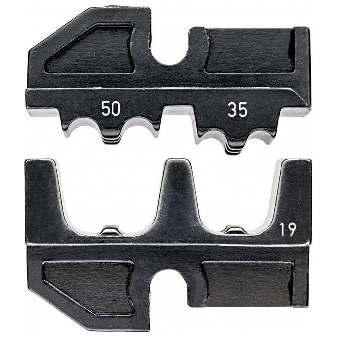 KNIPEX 97 49 19 Matrice di crimpaggio per terminali a bussola 35-50 mm² 2 posizioni Acciaio colore Nero