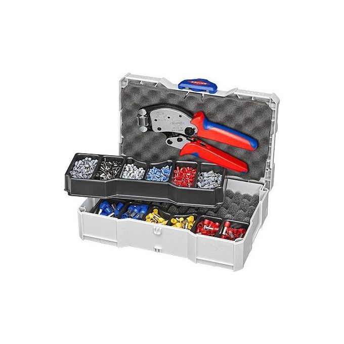 Knipex 97 90 13 Pinza Crimpatrice Set di Utensili Multicolore colore Multicolore Knipex 97 90 13 Pinza Crimpatrice Set di Utensili Multicolore colore Multicolore