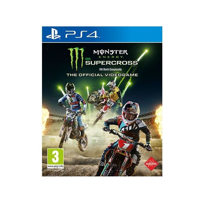 Koch Media 1024995 Monster Energy Supercross Gioco PS4 PlayStation 4 Standard Multiplayer Online PEGI 3