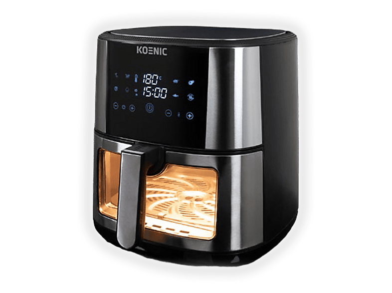 KOENIC KAF 71523 B FRIGGITRICE AD ARIA, capacità 7,2 l, Max potenza 1500 W, Black