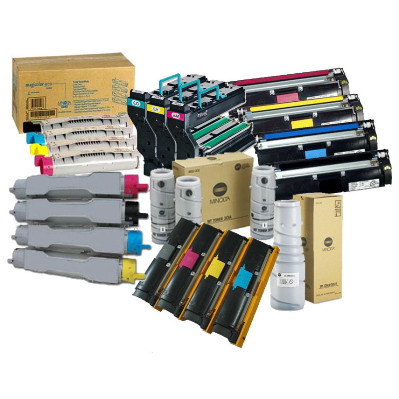 Konica minolta c220 cartuccia toner 1 pz originale ciano