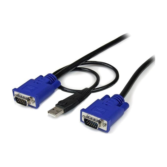 Kvm switch Cavo Sottile Vga Usb 2in1 Black SVECONUS10 Kvm switch Cavo Sottile Vga Usb 2in1 Black SVECONUS10