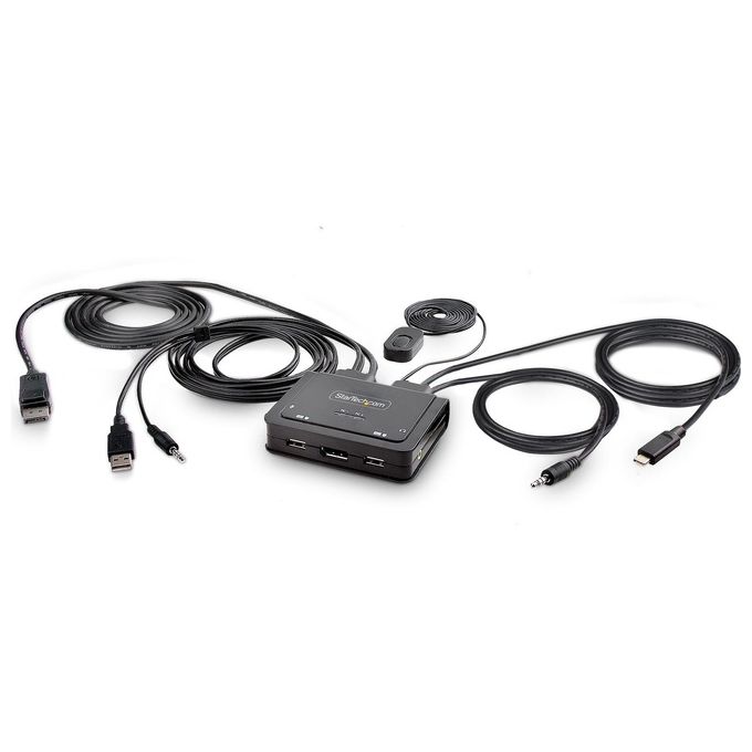 Kvm switch DisplayPort 4K Black C2 D46 UAC CBL KVM