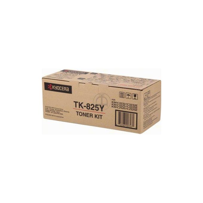 KYOCERA 1T02FZAEU0 TK-825Y Cartuccia Toner Originale Resa 7000 Pagine colore Giallo