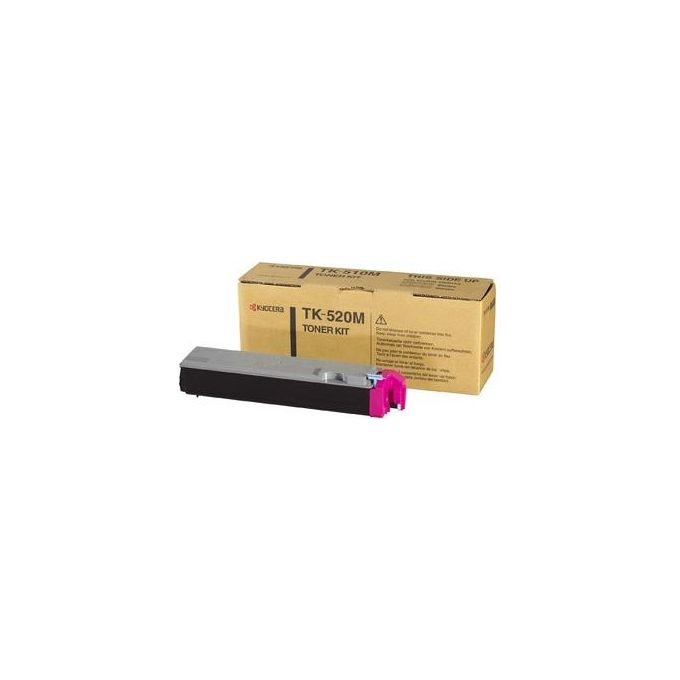 KYOCERA 1T02HJBEU0 TK-520M Cartuccia toner Originale Resa 4000 pagine colore Magenta
