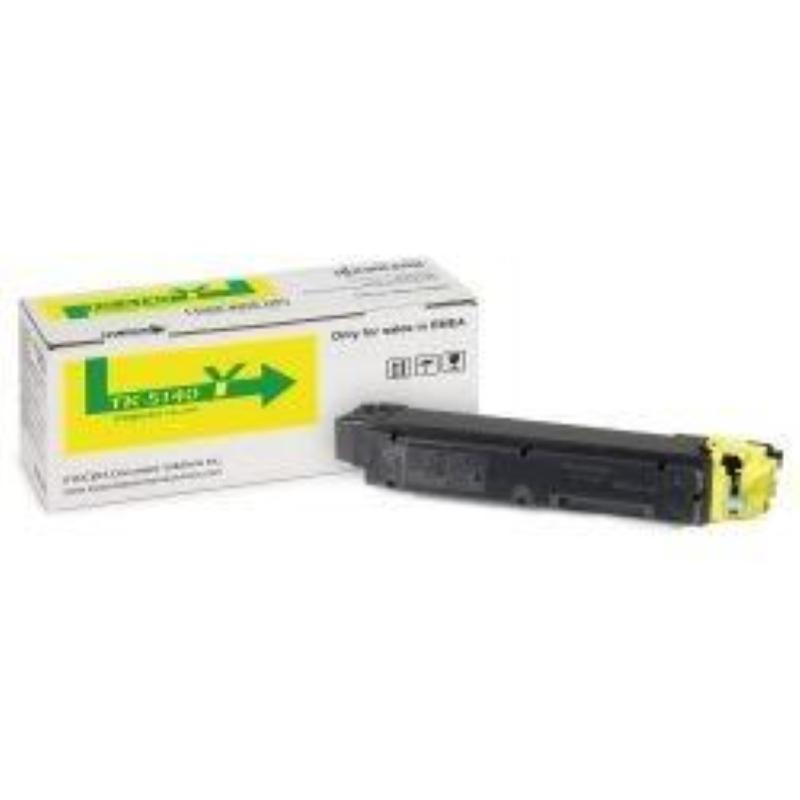 Kyocera tk-5140y cartuccia toner 1 pz originale giallo