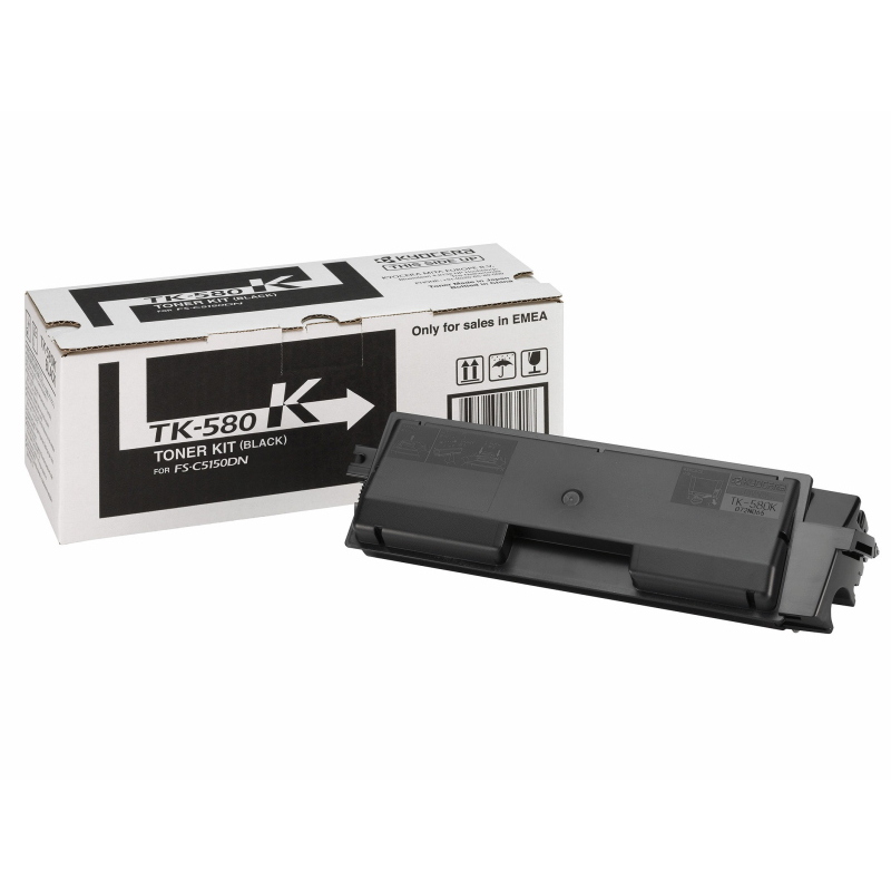 Kyocera tk-580k cartuccia toner 1 pz originale nero