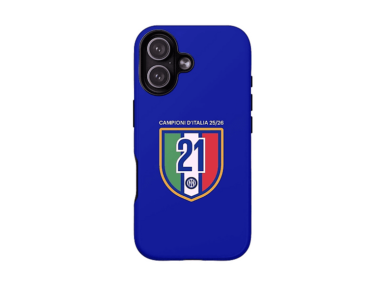 LA CASA DE LAS CARCASAS COVER UFFICIALE INTER PER IPHONE 16 per Apple iPhone 16, Blu
