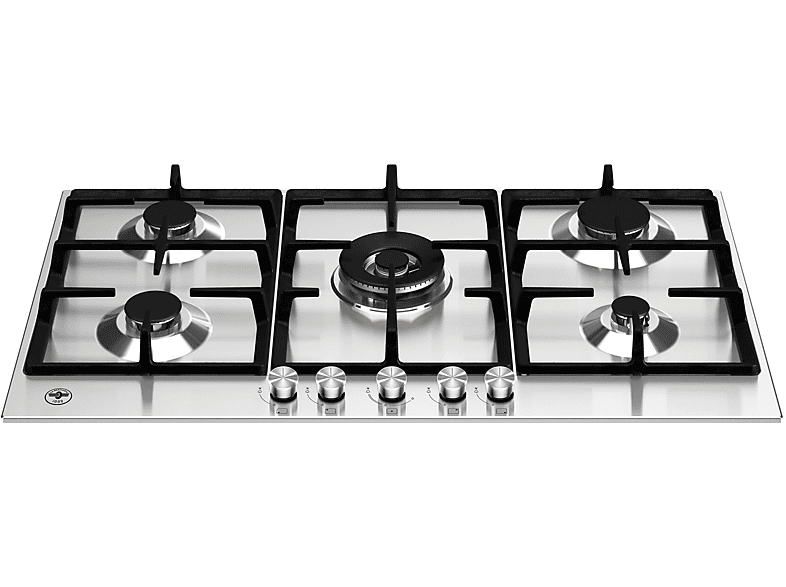 LA GERMANIA P905CLAGX PIANO COTTURA GAS, 5 zone di cottura, dimensioni: L 89 cm, P 52,2 piano in Acciaio inossidabile, Inox