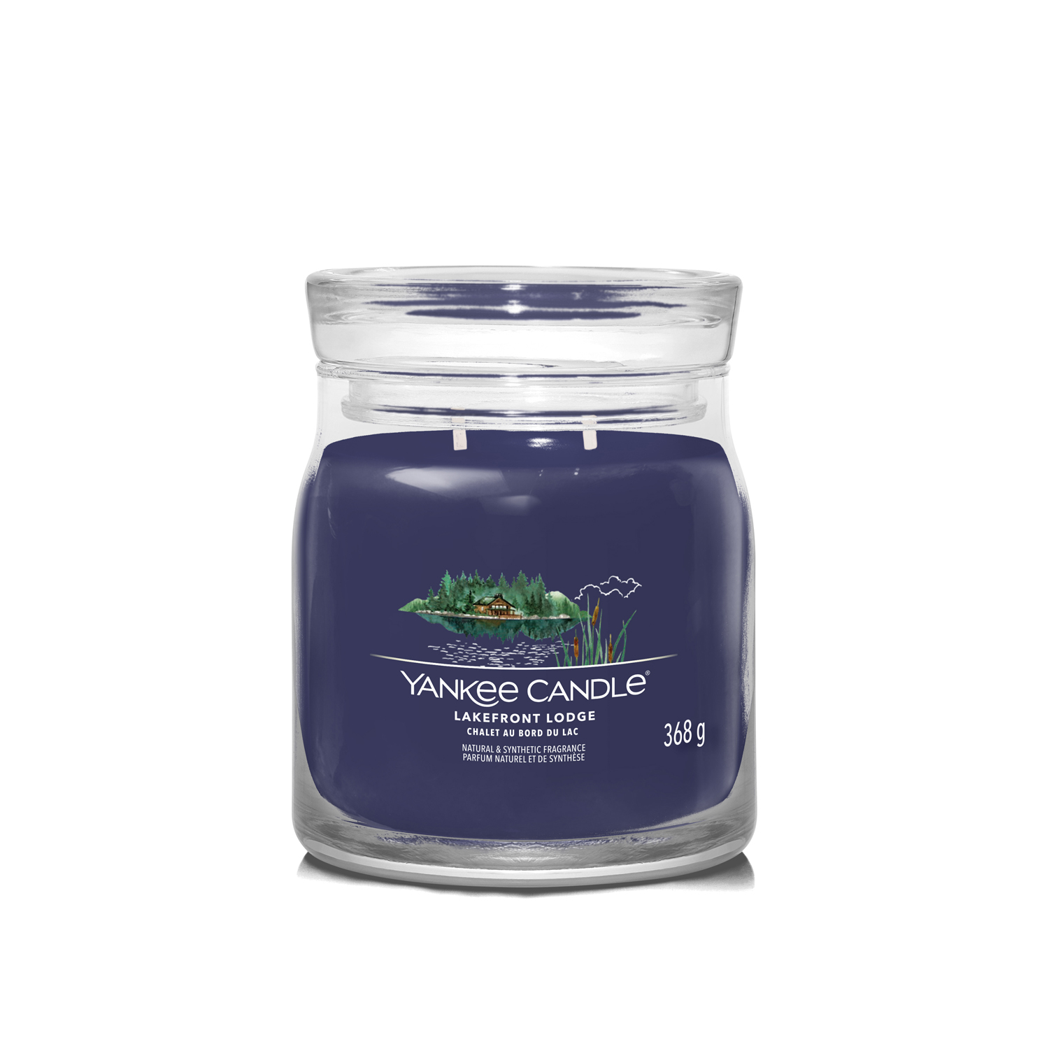 Lakefront Lodge candela in giara media Yankee Candle Lakefront Lodge candela in giara media Yankee Candle