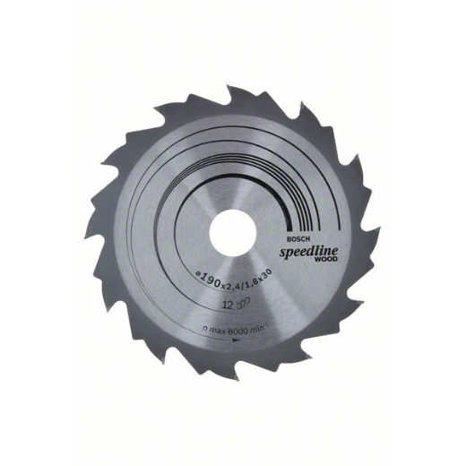 Lama Circolare Pro Wood, 190 X 2,4 X 30 Mm, T12