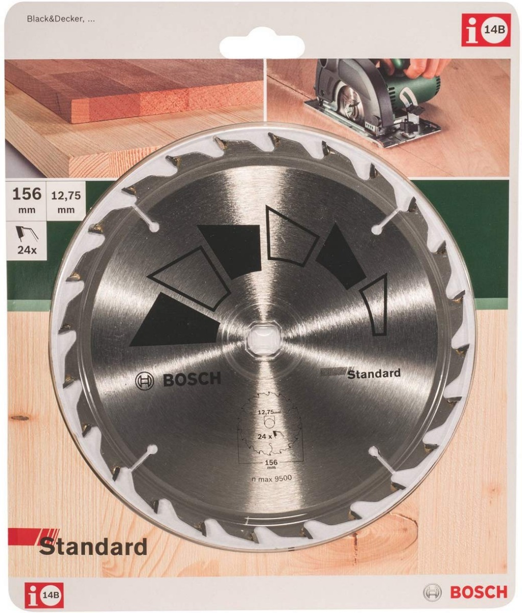 Lama Per Sega Circolare Basic 156x2,2x12,7 D.24 - Bosch Lama Per Sega Circolare Basic 156x2,2x12,7 D.24 - Bosch