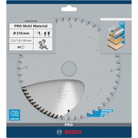Lama per sega circolare PRO multi materiale, Ø 210mm, 80 denti