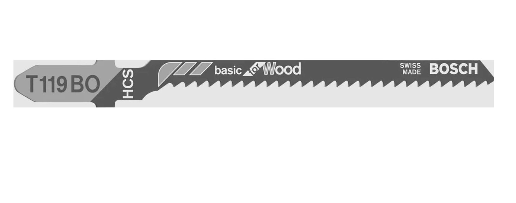 Lama Per Seghetto Alternativo Bosch T 119 Bo Basic Per Legno