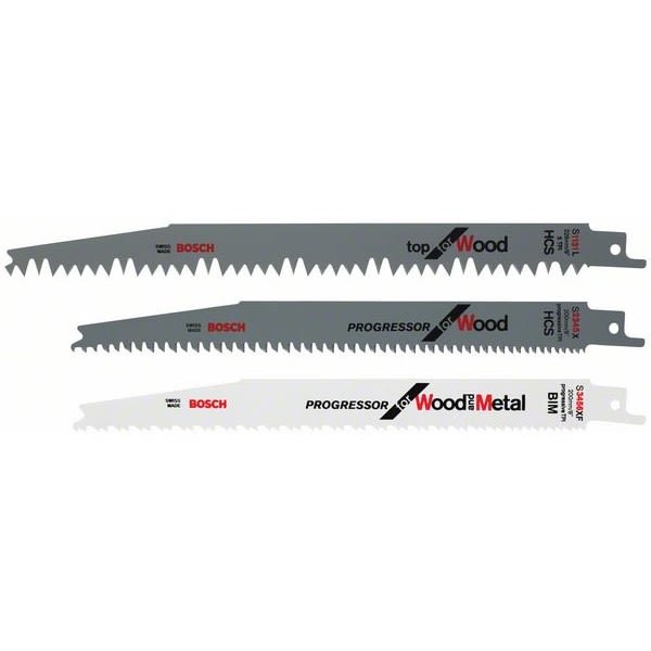 Lame A Sciabola Assortite Per 3 Seghe Elettriche Bosch