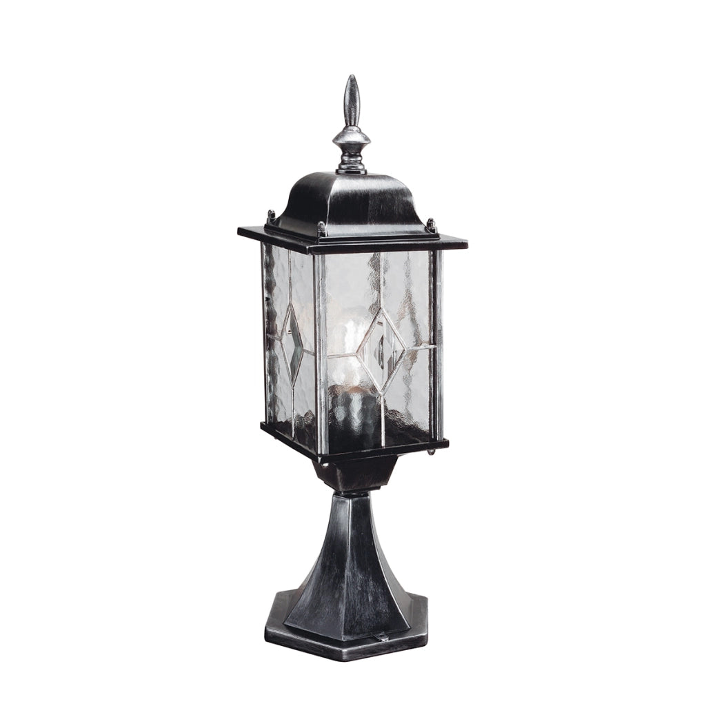 Lampada da esterno a colonna nera E27 60W Wexford Elstead Lampada da esterno a colonna nera E27 60W Wexford Elstead