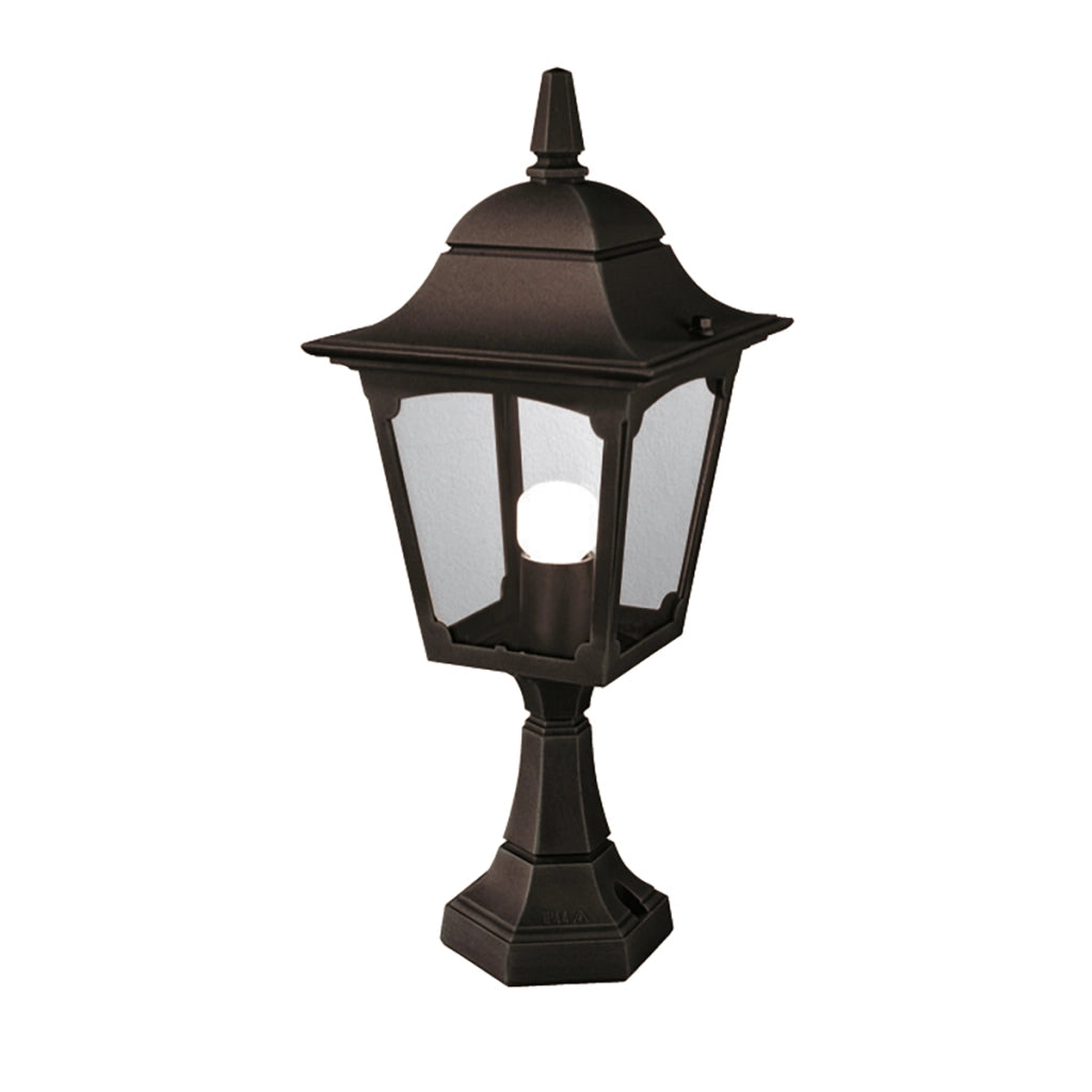 Lampada da esterno a stelo E27 60W Chapel Elstead nera Lampada da esterno a stelo E27 60W Chapel Elstead nera