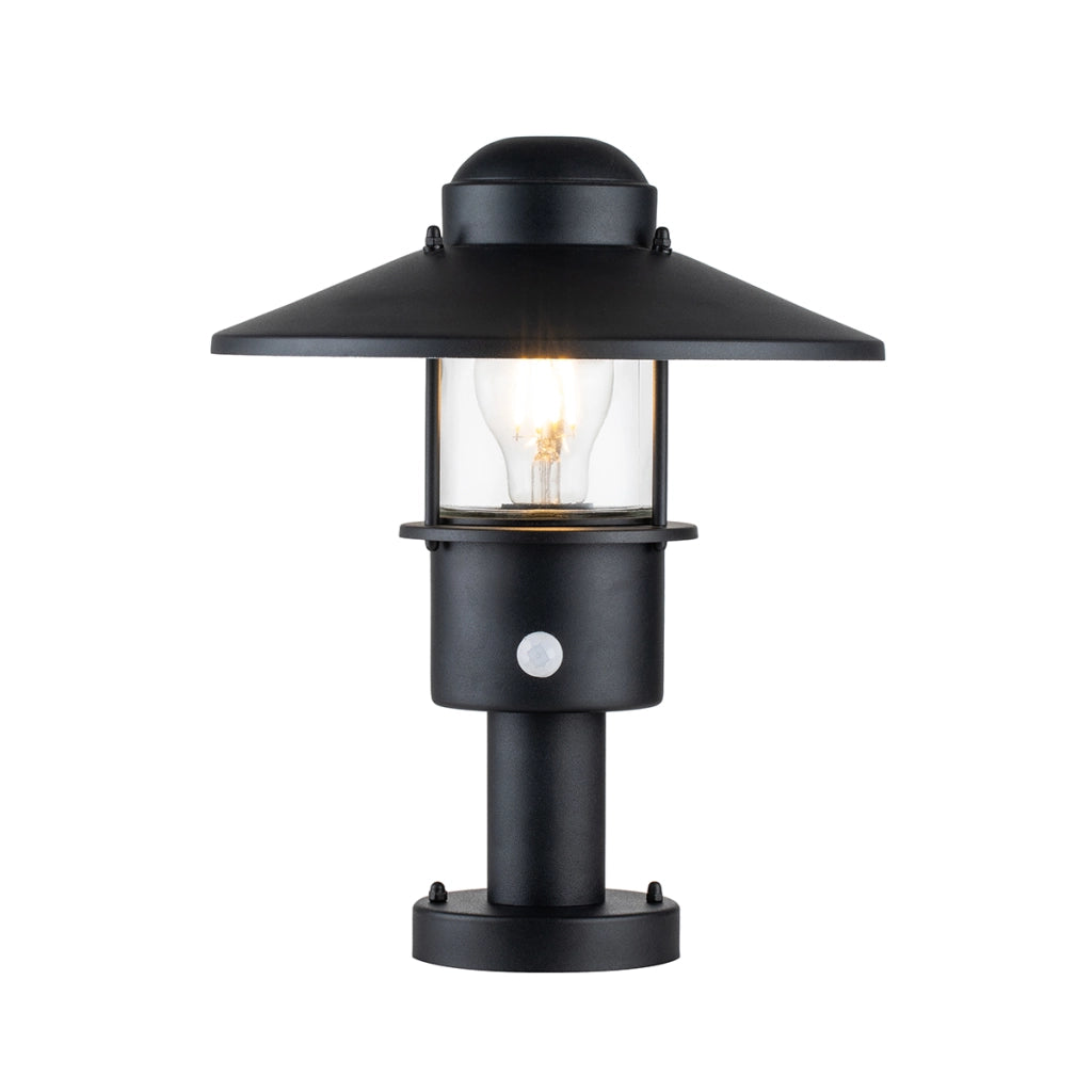Lampada esterna basamento sensore nera E27 60W Elstead Lampada esterna basamento sensore nera E27 60W Elstead