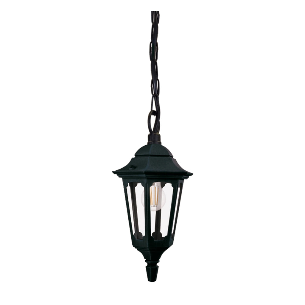 Lampada sospensione esterna nera Parish Mini E27 60W Elstead Lampada sospensione esterna nera Parish Mini E27 60W Elstead