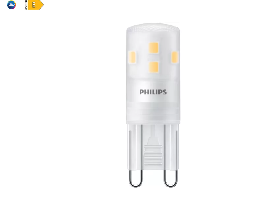 Lampadina Led G9 1.9w 220lm 3000k Philips Phig925830g3 Bianca