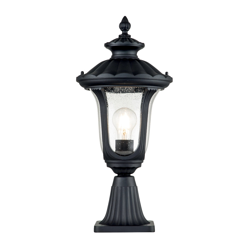 Lampione esterno nero classico E27 60W Chicago Elstead Lampione esterno nero classico E27 60W Chicago Elstead