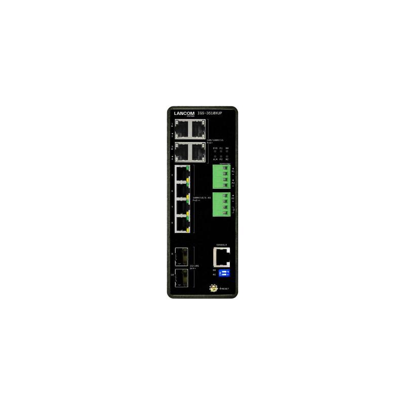 Lancom igs-3510xup gestito l3 2.5g ethernet (100/1000/2500) supporto power over ethernet (poe) nero
