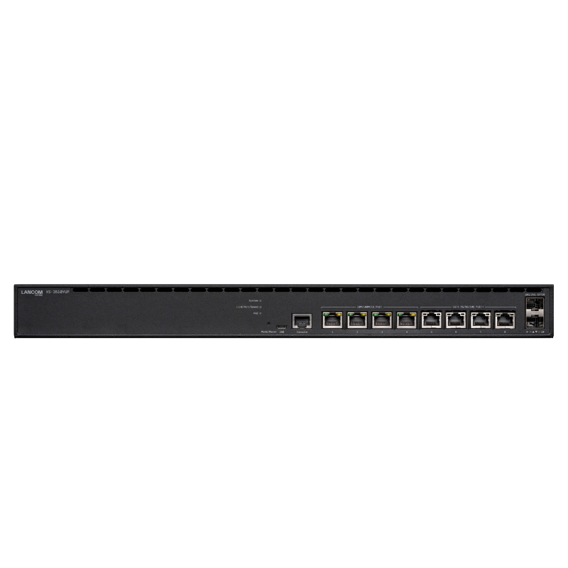 Lancom xs-3510yup gestito l2/l3 2.5g ethernet (100/1000/2500) supporto power over ethernet (poe) 1u nero