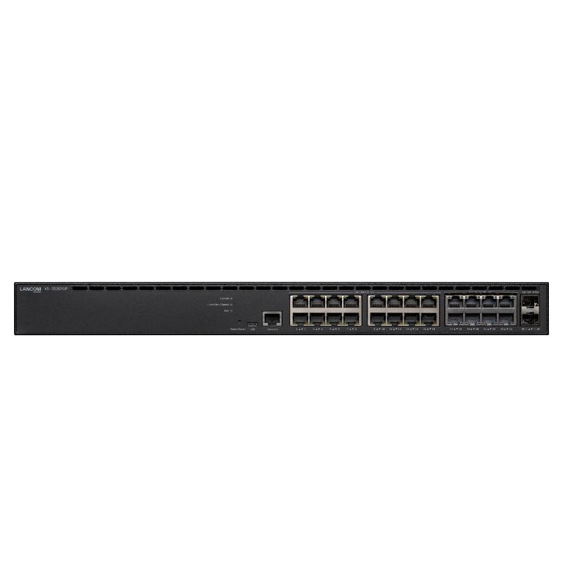 Lancom xs-3526yup gestito l2/l3 2.5g ethernet (100/1000/2500) supporto power over ethernet (poe) 1u nero