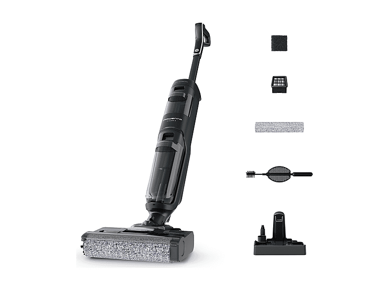 LAVAPAVIMENTI ROWENTA X-Clean 2 GZ2251, ASPIRAPOLVERE LAVAPAVIMENT SENZA FILO, Autonomia fino a 35 min, Design leggero 1,1 kg, Spazzola laterale, Auto-pulizia in 90 sec, Pannello di controllo LED