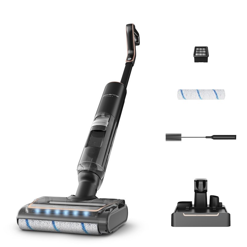 LAVAPAVIMENTI ROWENTA X-Clean 7 GZ5736, Potenza 250 W, TRUST BLU E CROMATO