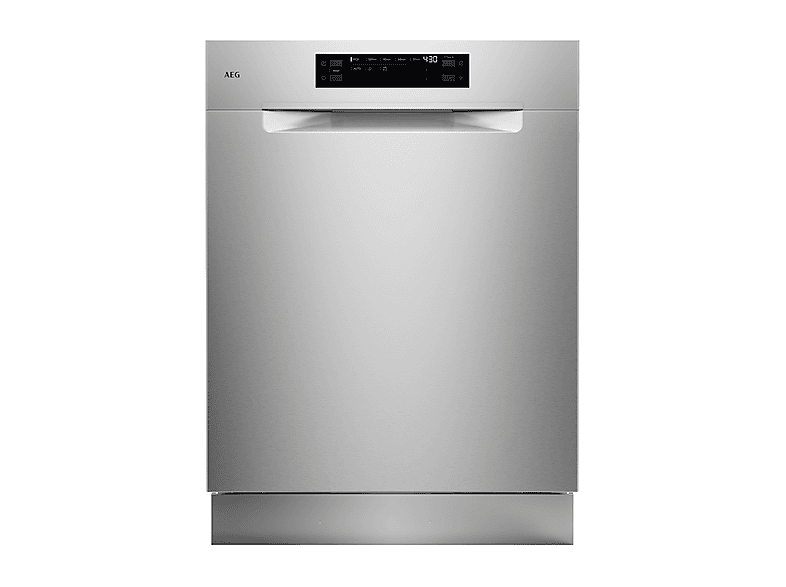 LAVASTOVIGLIE INCASSO Incasso sottopiano AEG GU620B2SCM, Programmi 8, Dimensioni: L 59,6 cm, A 81,8 P 57 Rumorosità 44 dB(A), Consumo di acqua 9,5 l, Inox, Classe B
