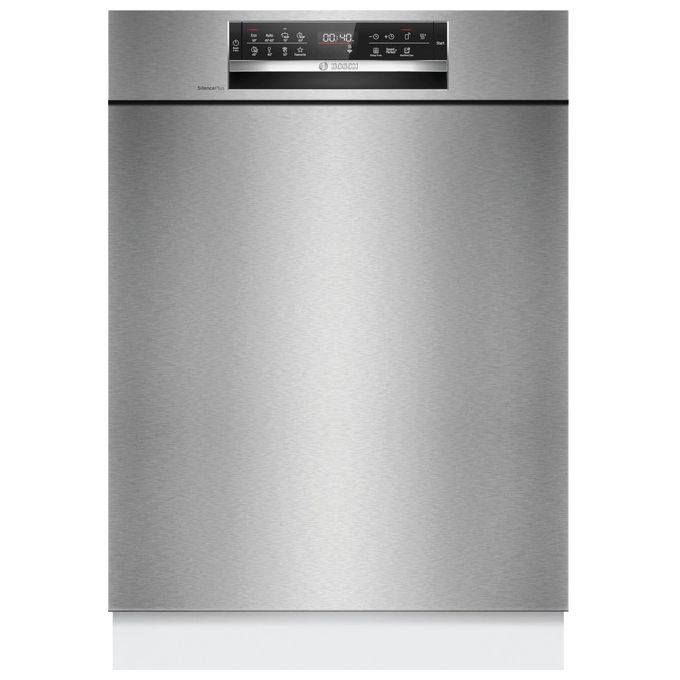 LAVASTOVIGLIE INCASSO Incasso sottopiano BOSCH SMU6ECS12E, Programmi 8, Dimensioni: L 59,8 cm, A 81,5 P 57,3 Rumorosità 42 dB(A), Consumo di acqua 9 l, Acciaio spazzolato, Classe