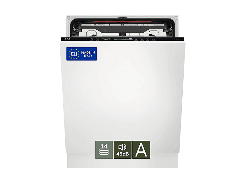 LAVASTOVIGLIE INCASSO Pannello frontale non in dotazione AEG FSE96817P, Programmi 7, Dimensioni: L 59,6 cm, A 81,8 P 56 Rumorosità 43 dB(A), Consumo di acqua 11 l, Bianco, Classe LAVASTOVIGLIE INCASSO Pannello frontale non in dotazione AEG FSE96817P, Programmi 7, Dimensioni: L 59,6 cm, A 81,8 P 56 Rumorosità 43 dB(A), Consumo di acqua 11 l, Bianco, Classe