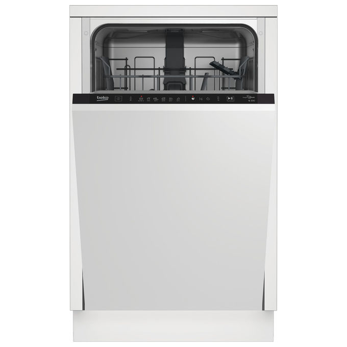 LAVASTOVIGLIE INCASSO Pannello frontale non in dotazione BEKO BDIS16030, Programmi 6, Dimensioni: L 44,8 cm, A 81,8 P 55 Rumorosità 48 dB(A), Consumo di acqua 11,9 l, Bianco, Classe D