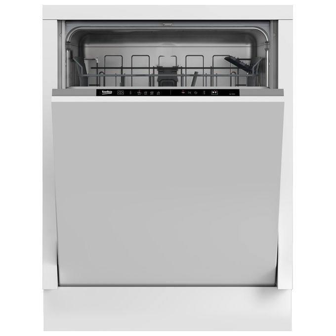 LAVASTOVIGLIE INCASSO Pannello frontale non in dotazione BEKO DIN34330, Programmi 4, Dimensioni: L 59,8 cm, A 81,8 P 55 Rumorosità 49 dB(A), Consumo di acqua 12,9 l, Inox, Classe D