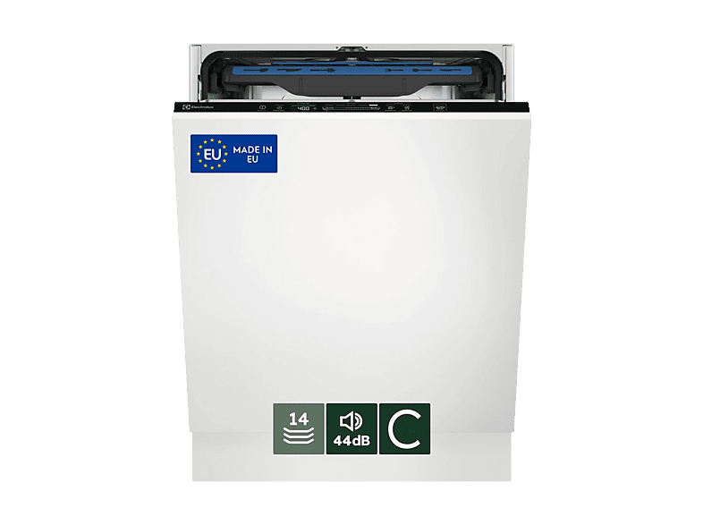 LAVASTOVIGLIE INCASSO Pannello frontale non in dotazione ELECTROLUX EES48400L, Programmi 8, Dimensioni: L 59,6 cm, A 81,8 P 55 Rumorosità 44 dB(A), Consumo di acqua 10,5 l, Grigio, Classe C
