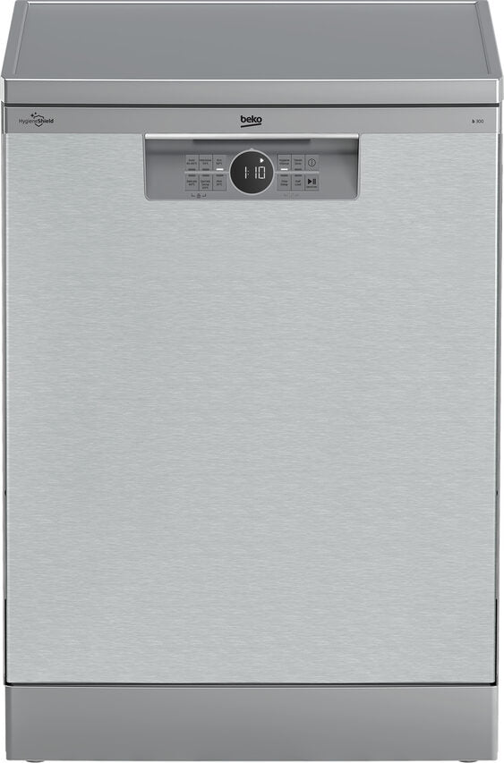 LAVASTOVIGLIE Libera installazione (FS) BEKO BDFN26430X, Programmi 6, Dimensioni: L 60 cm, A 85 P Rumorosità 47 dB(A), Consumo di acqua 11,5 l, INOX, Classe D