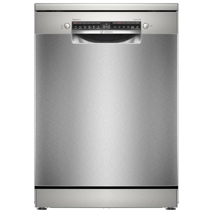 LAVASTOVIGLIE Libera installazione (FS) BOSCH SMS4ECI28E, Programmi 6, Dimensioni: L 60 cm, A 84,5 P Rumorosità 42 dB(A), Consumo di acqua 9 l, Acciaio anti-impronta, Classe