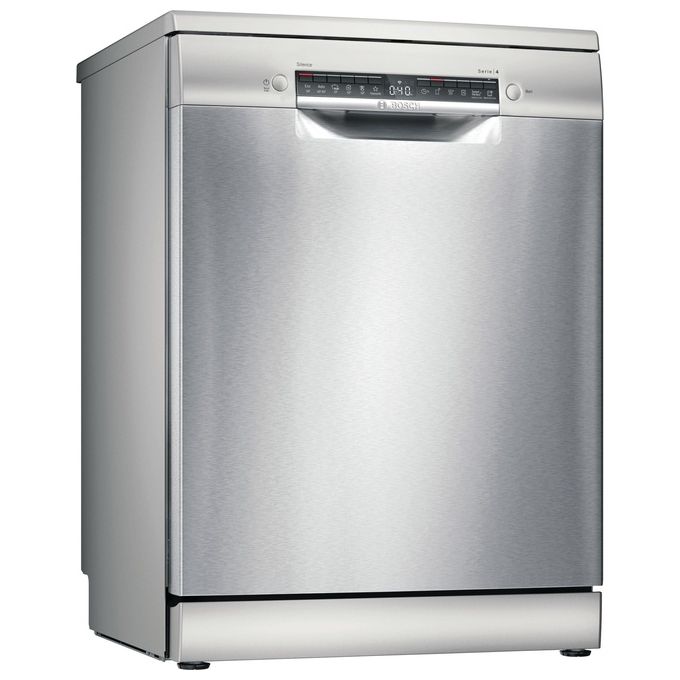 LAVASTOVIGLIE Libera installazione (FS) BOSCH SMS4HMI07E, Programmi 6, Dimensioni: L 60 cm, A 84,5 P Rumorosità 42 dB(A), Consumo di acqua 9 l, Acciaio, Classe D