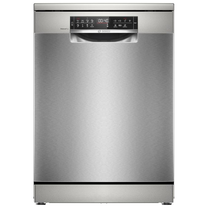 LAVASTOVIGLIE Libera installazione (FS) BOSCH SMS8ECI02E, Programmi 7, Dimensioni: L 60 cm, A 84,5 P Rumorosità 42 dB(A), Consumo di acqua 9,5 l, Acciaio anti-impronta, Classe
