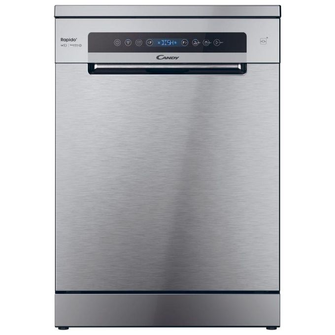 LAVASTOVIGLIE Libera installazione (FS) CANDY CF 4C6F0X, Programmi 8, Dimensioni: L 59,7 cm, A 85 P 59,8 Rumorosità 46 dB(A), Consumo di acqua 10,9 l, Classe C