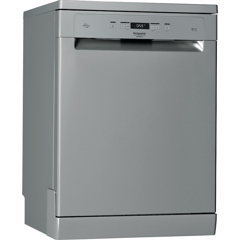 LAVASTOVIGLIE Libera installazione (FS) HOTPOINT HFC 3C41 CW X, Programmi 10, Dimensioni: L 60 cm, A 85 P 59 Rumorosità 41 dB(A), Consumo di acqua 9,5 l, Inox, Classe C