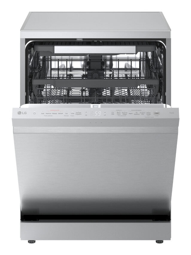 LAVASTOVIGLIE Libera installazione (FS) LG DF375HVS, Programmi 10, Dimensioni: L 60 cm, A P 85 Rumorosità 43 dB(A), Consumo di acqua 9,5 l, Premium Silver, Classe LAVASTOVIGLIE Libera installazione (FS) LG DF375HVS, Programmi 10, Dimensioni: L 60 cm, A P 85 Rumorosità 43 dB(A), Consumo di acqua 9,5 l, Premium Silver, Classe