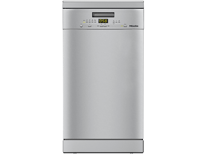 LAVASTOVIGLIE Libera installazione (FS) MIELE G 5540 SC CLST, Programmi 5, Dimensioni: L 44,8 cm, A 84,5 P 60 Rumorosità 45 dB(A), Consumo di acqua 8,1 l, Clean Steel look, Classe E